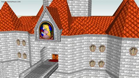Super Mario 64 Peach Castle 3d Warehouse