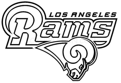 Free Printable Los Angeles Rams Coloring Page Coloring Home