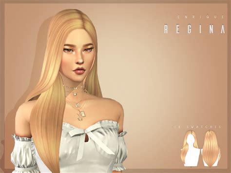 Sims 4 Hairs Enrique Regina Hair