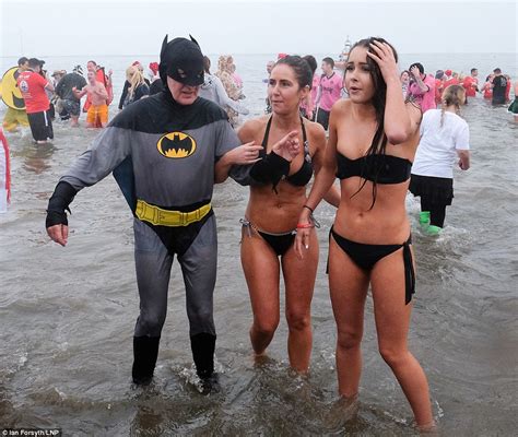 Boxing Day Dip In North Sea For Hardy Souls Who Brave The Harsh Weather