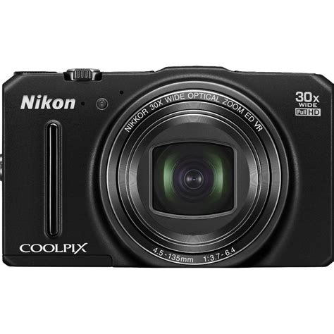 Nikon Coolpix S9700 160 Mp Digital Camera 30x Zoom Lens Black And Extras
