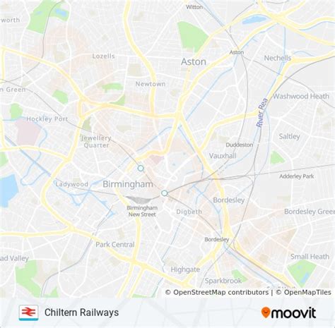 Chiltern Railways Route Schedules Stops And Maps Banbury Updated