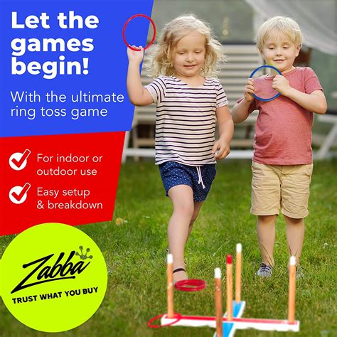 Egal zu welcher jahreszeit, unsere kinder spielen gern im garten und der natur. Kinderspiele Draußen 5 Pcs Pole 6 Pcs Ferrule+2 Basis Für ...