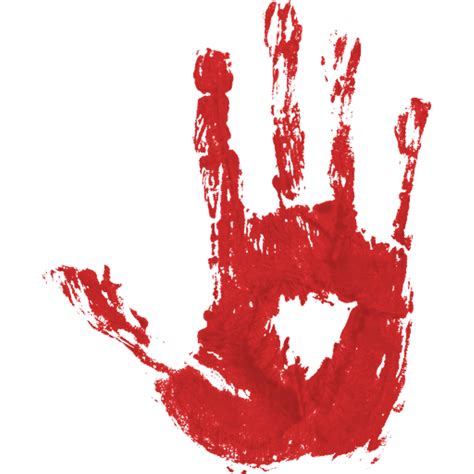 Handprint Clipart Bloody Handprint Bloody Transparent Free For