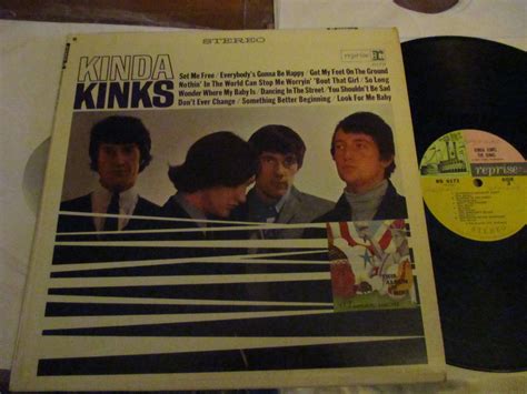 The Kinks Kinda Kinks Lp 1st Press 1965 Excellent