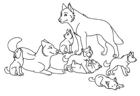 Well, the cute fox coloring page is painted. Wolf Pack Coloring Pages - Coloring Home