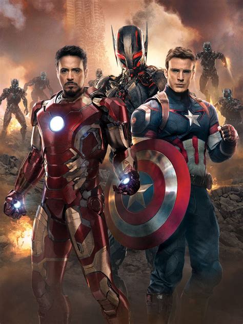 Avengers Age Of Ultron Hi Res Textless Poster By Phetvanburton On