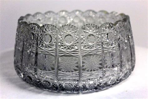 Antique Polished Lead Crystal Bowl For Sale At Pamono