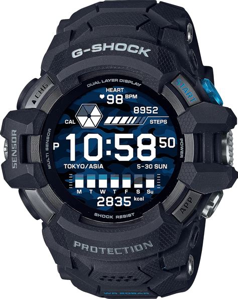 Casio Mens G Shock Move Pro Digital Smartwatch Gps And