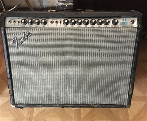 Fender Twin Reverb Silverface 1969 Wflight Case And Original Reverb