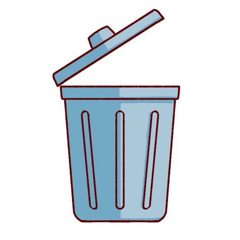 Animated Illustration Of A Trash Can Ugokawa