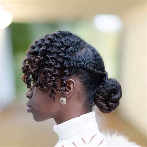 21 Chic And Easy Updo Hairstyles For Natural Hair Stayglam
