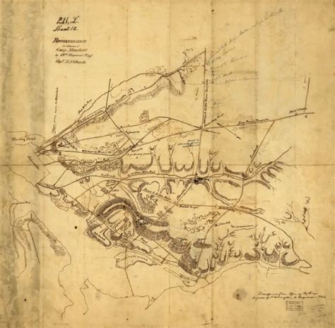 Exploring The 1861 Civil War Map Of Arlington By Benjamin Church