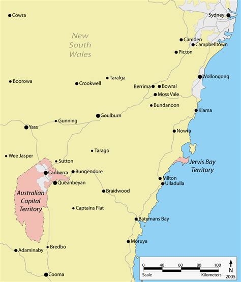 Act Australia Map Share Map