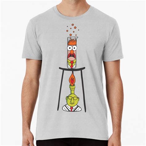 Science Bunsen Burner Beaker Muppets Parody Premium T Shirt By Pip