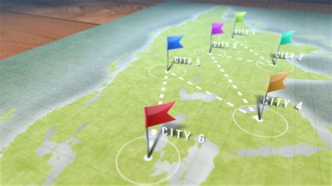 Videohive Animated Map Path V3 Free After Effects Template