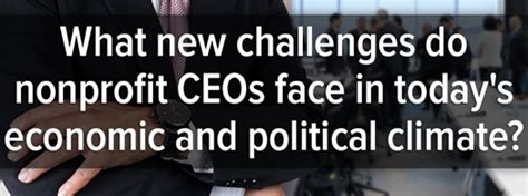 New Challenges For Nonprofit Ceos