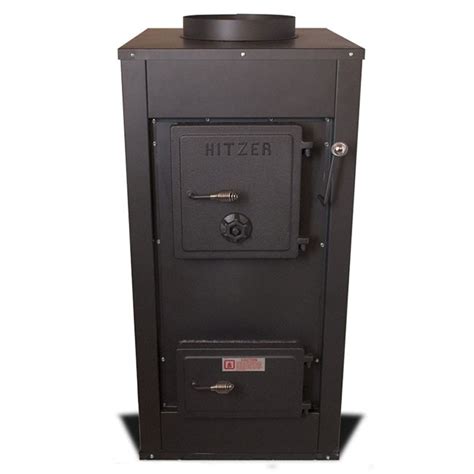 Starting an anthracite coal fire takes time and patience. Hitzer 55 Coal Furnace
