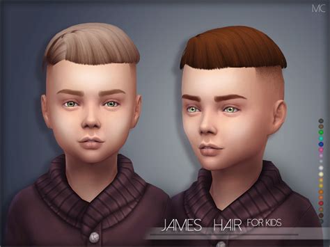 The Sims Resource Mathcope Ethan Hair For Kids