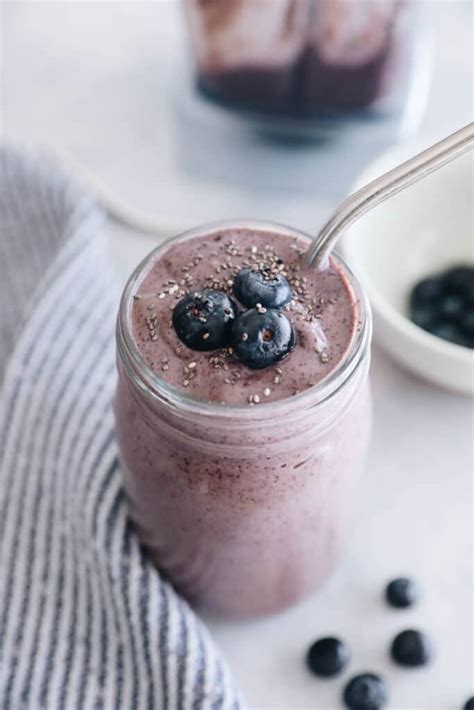 Best Blueberry Smoothie Recipe The Healthy Maven