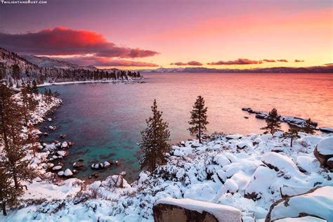 Pin By Charlie Martin On Nevada Tahoe Winter Sunset