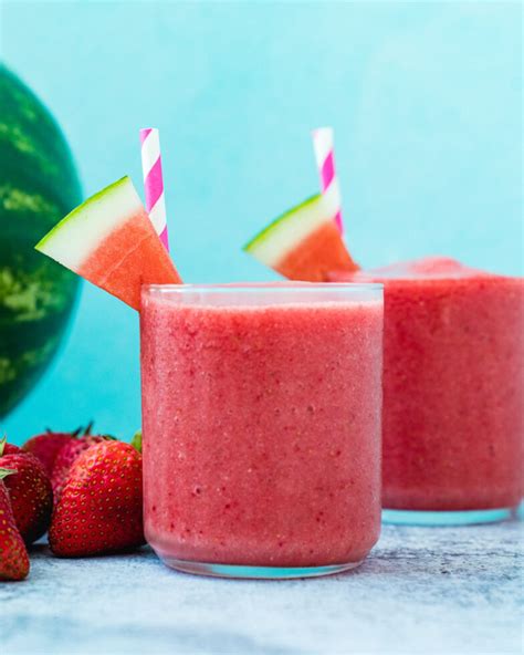 Strawberry Watermelon Smoothie A Couple Cooks