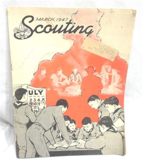 Nice 1947 March Boy Scout Scouting Magazine Ebay