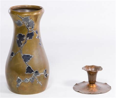 Arts And Crafts Metalwork Heintz Vase