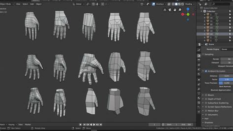 Uv Mapping Low Poly 3d Models 3d Model Character Uvs Hand Model