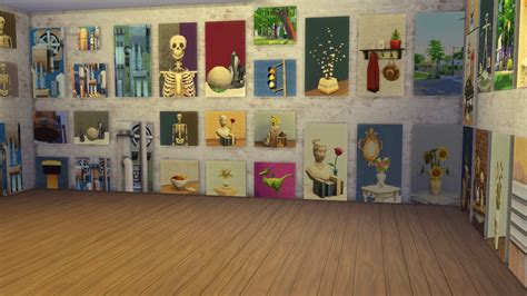 Sims 4 Wall Decor Cc Custom Paintings Mods All Free Fandomspot Hot