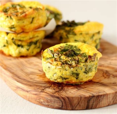 Mini Baked Frittatas With Spinach And Yoghurt Baked Frittata