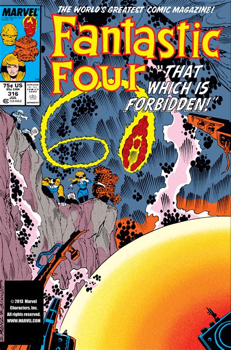 Read Online Fantastic Four 1961 Comic Issue 316
