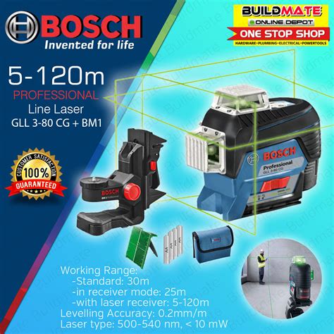 Bosch Professional Line Laser Level Gll 3 80 Cg Bm 1 With Case