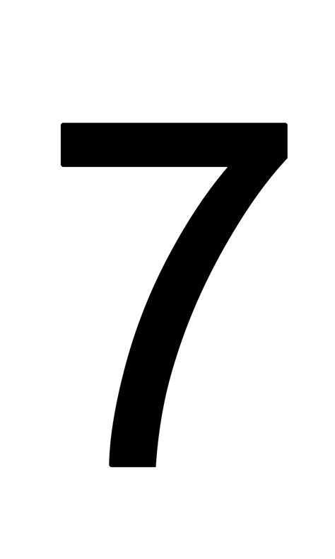7 Number Png Hd Image Png All Png All