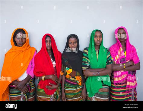 Afar Tribe Women Afambo Ethiopia Stock Photo Alamy