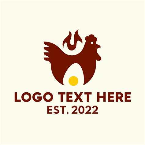 Spicy Chicken Egg Logo Brandcrowd Logo Maker