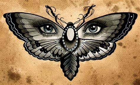 Butterfly Eyes By Thea Fear Canvas Giclee Butterfly Eyes Mayan
