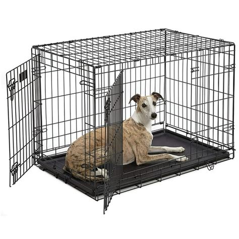 Large Dog Crates And Kennels 42 Double Door Dog Crate With Divider