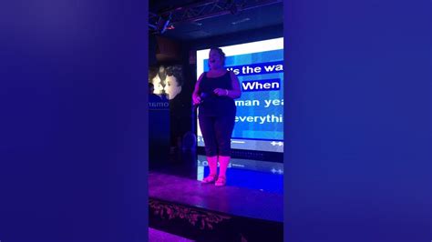 Jill Ryan Benidorm Singing When A Man Loves A Woman Youtube