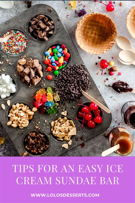 Ice Cream Sundae Bar — Lolos Desserts Simple And Accessible Recipes