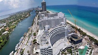 Miami Beach Wallpapers Florida South Skyline Hotels