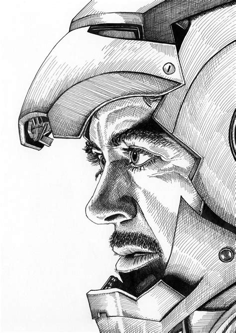 Iron Man Portrait Print Etsy Iron Man Drawing Iron Man Art Marvel