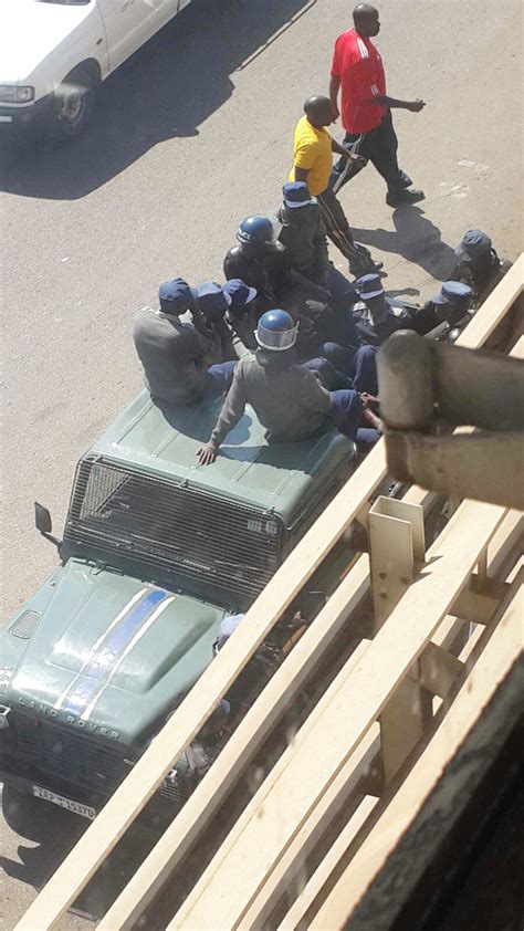 Anti Riot Police Besiege Zctu Harare Offices