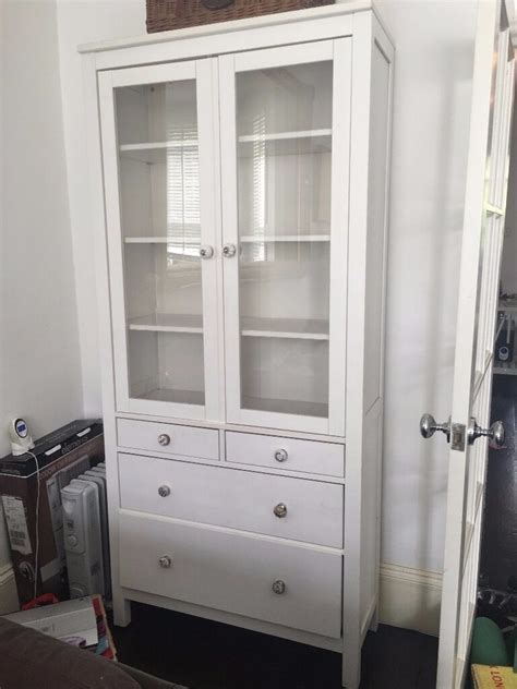 Comes with an open shelf for storing things you want to be able to reach quickly and easily. IKEA HEMNES Glass Door Cabinet with drawers | in Hackney, London | Gumtree