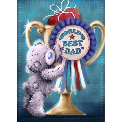 worlds best dad me to you bear father day card tatty teddy teddy beer taddy teddy