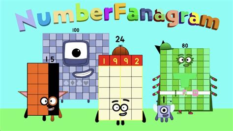 Numberfanagram Numberblocks Counting 1 To 100 Youtube