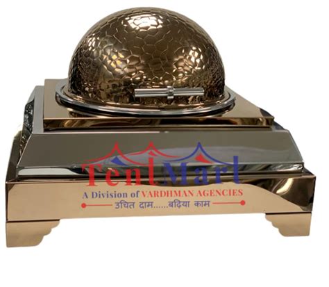 Copper Ss Chafing Dishes With Chowki Stand At Best Price In New Delhi