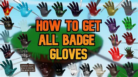 How To Get All Badge Gloves In Roblox Slap Battles Youtube