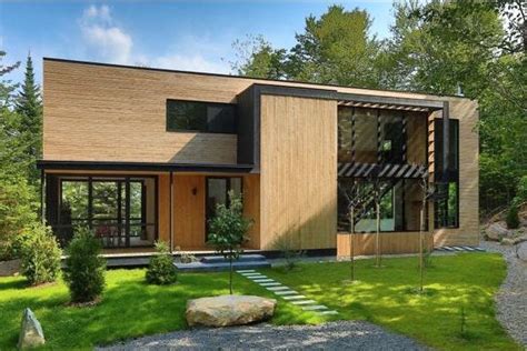 Desain Rumah Papan Minimalis Modern Tampilan Alami