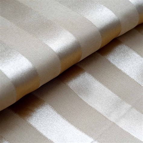 Efavormart 54 Inch X 10 Yards Two Tone Satin Stripes Fabric Bolt Sewing